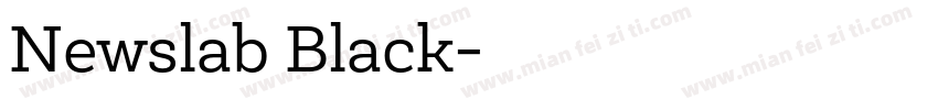 Newslab Black字体转换